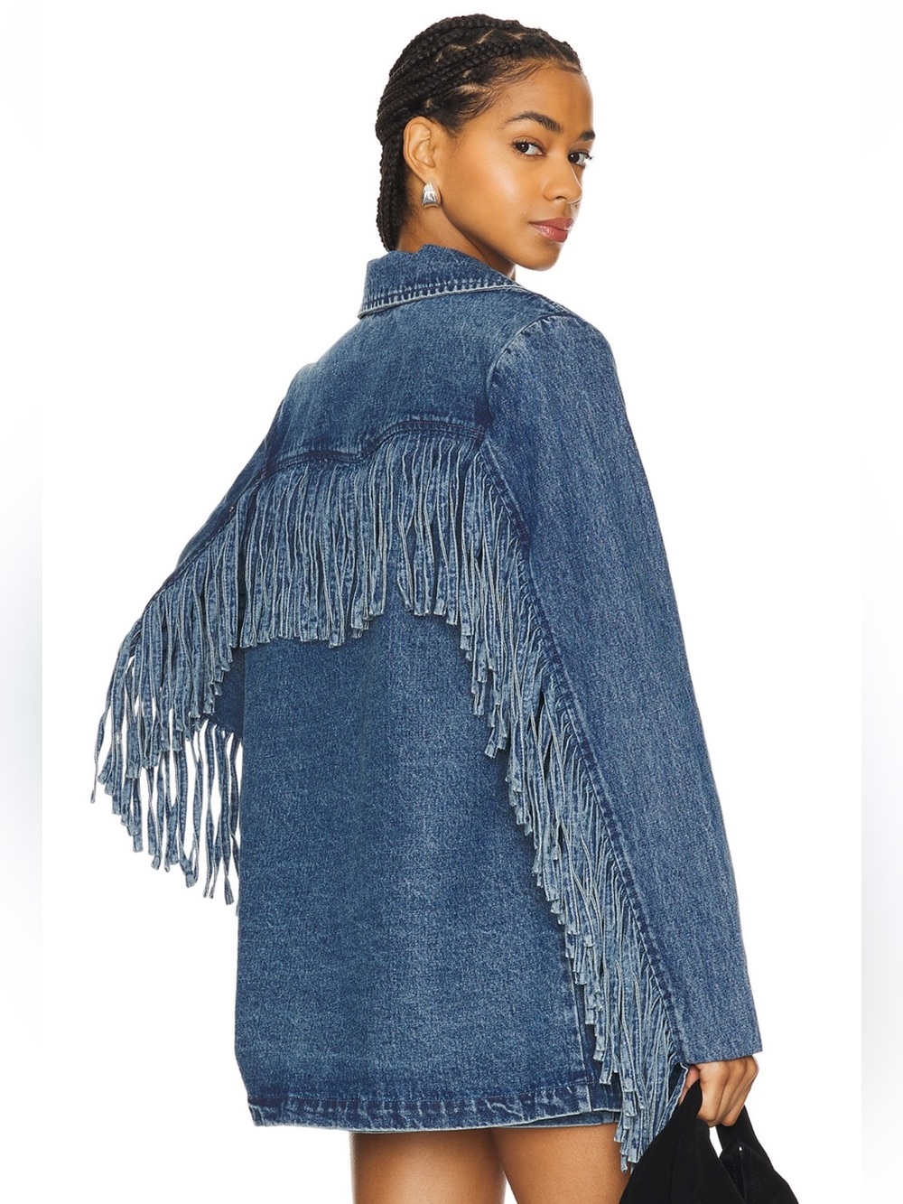 Show Me Your Mumu fringe sierra jacket size large